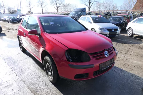 VW Golf 5 1K V Stoßstange vorne Frontoßstange Stoßfänger rot LY3D (174000)