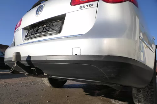 VW Passat 3C Kombi Stoßstange hinten Heckstoßstange Stoßfänger silber grau LA7W (174049)