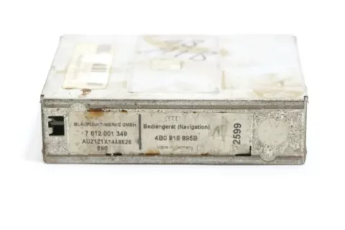 A6 4B Navi Rechner Navigation Steuergerät 4b0919895B Tuner Bediengerät BNO 2599 (174087)
