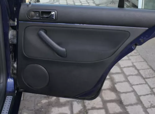 1x VW Golf 4 1J Limousine Türverkleidung Verkleidung Tür hinten rechts schwarz (174400)