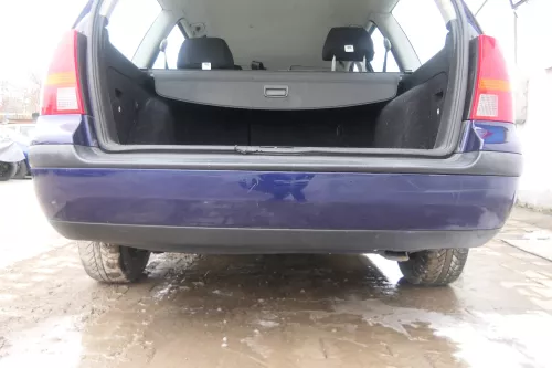 VW Golf 4 Kombi Avant Stoßstange hinten Heckstoßstange Stoßfänger blau LB5N