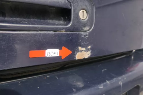 VW Golf 4 Limousine Heckklappe Kofferraumklappe Klappe hinten blau LA5G -ohneAnb (174535)
