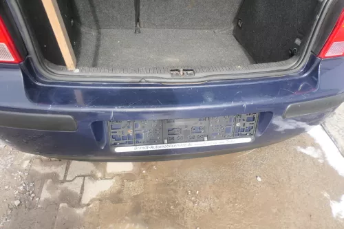 VW Golf 4 Limousine Stoßstange hinten Heckstoßstange Stoßfänger blau LA5G (174536)