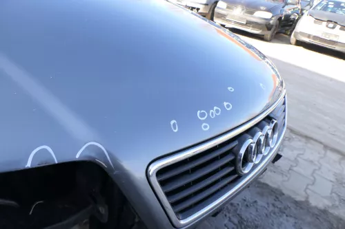 Audi A6 4B Motorhaube Klappe vorn (bis ca. Ende 2001) grau LY7L (174543)