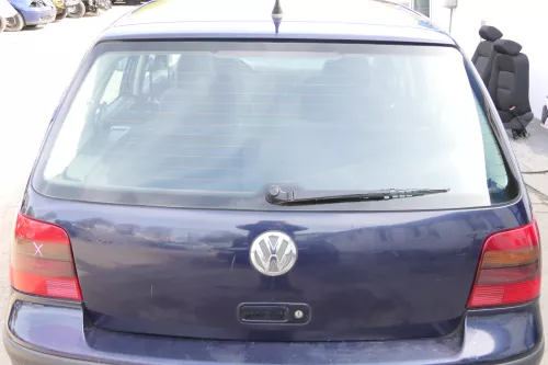 VW Golf 4 Limousine Heckklappe Kofferraumklappe Klappe hinten blau LC5H -ohneAnb (175243)