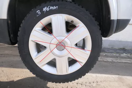 4x Audi A2 175/60 R15 81T Winterreifen ca. 5-8mm - NUR Reifen - NUR REIFEN  (175333)