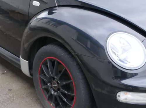 VW New Beetle 9C Kotflügel vorne rechts schwarz L041 1C0821104H (175355)