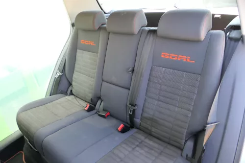 VW Golf 5M Plus Sitze Rückbank Rücksitzbank Lehne hinten Tour orange Nähte Goal (175415)