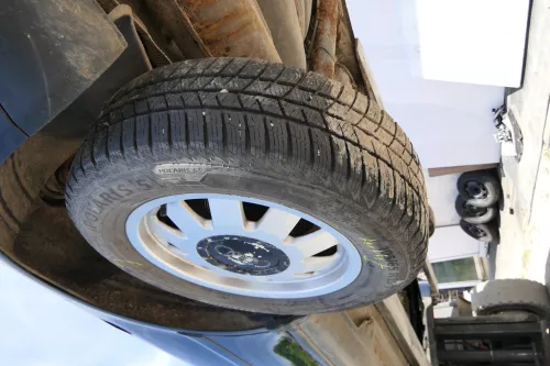 4x Audi A4 8E A6 4B Alufelgen 195/65R15 91T Winterreifen Reifen 5-7mm 4B0601025N (175454)