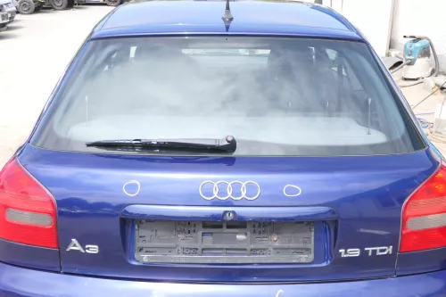 A3 8L bis cBj. ca1999 Heckklappe Kofferraumklappe Klappe hinten blau LZ5K Scheib (175463)