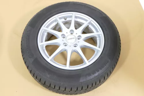 4x Golf 5 6 Alufelgen 215/65R16 98H Winterreifen Reifen 6mm KBA 49925 Dezent (175618)