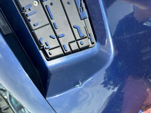 Skoda Fabia 6Y Combi Kombi Heckklappe Kofferraumklappe Klappe blau LF5U - DELLE! (175737)