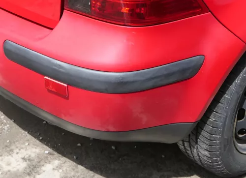 VW Golf 4 Limousine Stoßstange hinten Heckstoßstange Stoßfänger rot LY3D (175797)