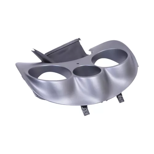 Seat Altea 5P Abdeckung Tacho Tachorahmen silber leuchtsilber Rahmen Blende (176012)