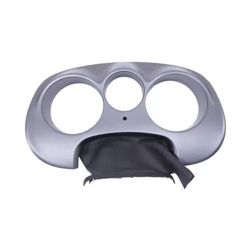 Seat Altea 5P Abdeckung Tacho Tachorahmen silber leuchtsilber Rahmen Blende (176012)