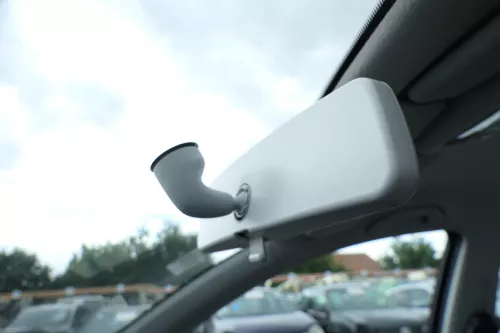 Skoda Fabia 6Y Spiegel Innen Innenspiegel Rückspiegel grau (176040)