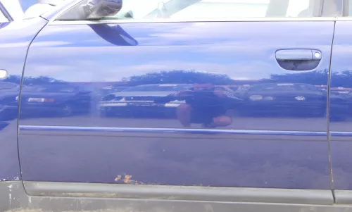 Audi A6 4B C5 Tür nur Türblatt vorne links Fahrertür blau LZ5K - Rost (176050)