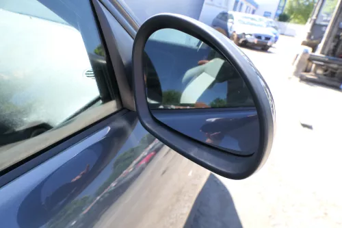 Seat Ibiza 6L elektrisch elektrischer Spiegel Außenspiegel rechts grau LS7Z Glas (176091)