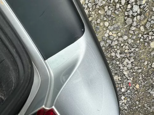 VW Golf 4 Limousine Stoßstange hinten Heckstoßstange Stoßfänger silber LA7W (176163)