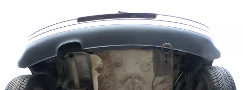 VW Polo 9N 9N3 Stoßstange Heckstoßstange hinten rot LC3R Einparkhilfe PDC (176359)