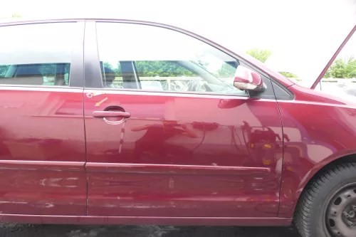 VW Polo 9N 9N3 Tür vorne rechts Beifahrertür 4/5-Türer rot LC3R ohneAnba (176366)