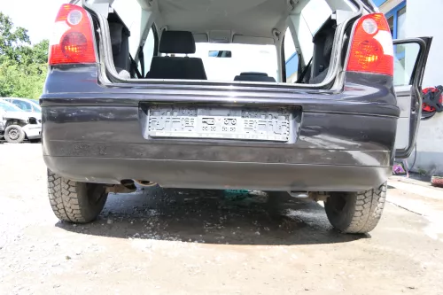 VW Polo 9N 9N3 Stoßstange Heckstoßstange hinten schwarz LC9Z (176389)