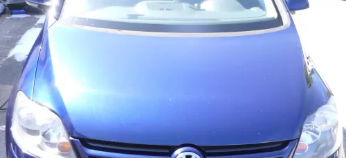 VW Golf 6 5M 521 Plus Motorhaube Haube Klappe vorne blau LD5Q