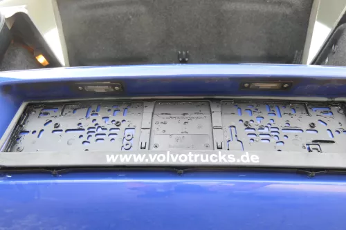 VW Polo 6N2 Stoßstange hinten Heckstoßstange Stoßfänger blau LA5C surf (176660)