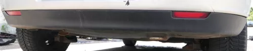 Seat Ibiza 6L nur Spoiler Stoßstange Heckstoßstange hinten schwarz