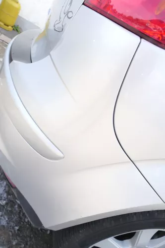 Seat Altea 5P Stoßstange hinten Heckstoßstange Stoßfänger grau silber LS7N (176745)