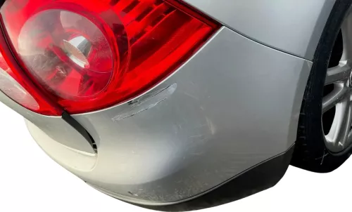 VW Golf 5 1K Limousine Stoßstange hinten Heckstoßstange silber LA7W PDC (176944)