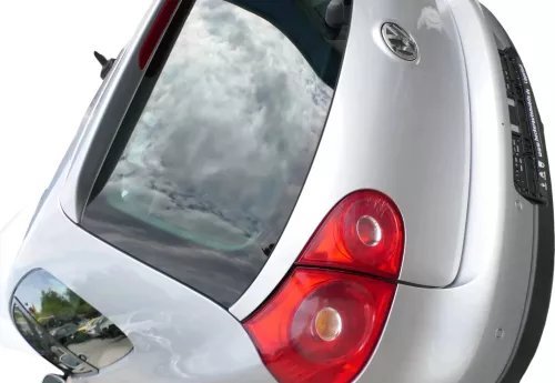 VW Golf 5 1K Limousine Stoßstange hinten Heckstoßstange silber LA7W PDC (176944)