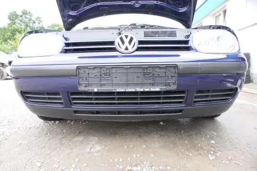 VW Golf 4 1J Stoßstange vorne Stoßfänger vorn blau LB5N (177088)
