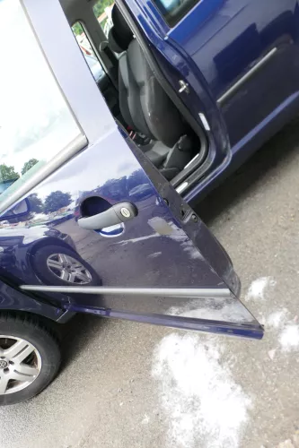 VW Golf 4 Tür vorne links Fahrertür 2/3-Türer blau LB5N ohneAnbauteile (177091)