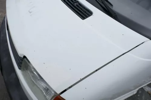 VW T4 Transporter Pritsche Motorhaube Haube Klappe vorne weiß R902 Kurze AC0 (177118)