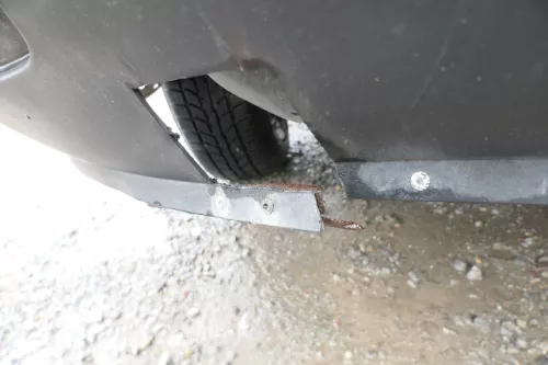 VW T4 kurze Version Stoßstange Frontstoßstange vorne schwarz AC-0 7D0807221 Nebe (177127)