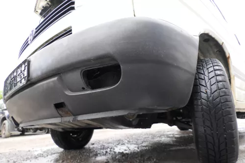 VW T4 kurze Version Stoßstange Frontstoßstange vorne schwarz AC-0 7D0807221 Nebe (177127)