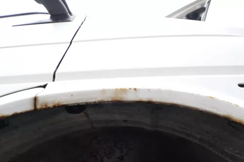 VW T4 kurze Version Kotflügel vorne rechts weiß R902 7D0821104B (177128)
