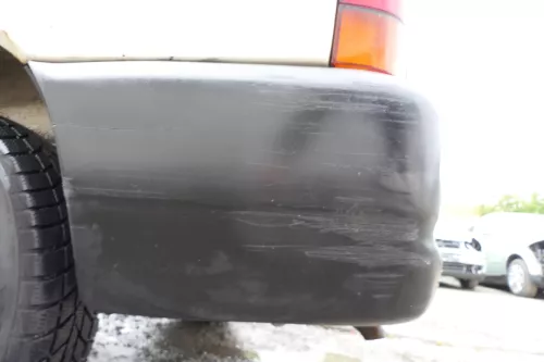 VW T4 Caravelle Multivan Stoßstange Heckstoßstange hinten 701807417 schwarz (177136)