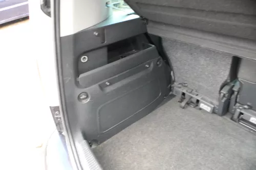 Roomster 5J Abdeckung Verkleidung Kofferraum hinten links (177404)