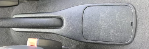 VW Fox 5Z Abdeckung um Handbremse Feststellbremse Handbremshebel schwarz