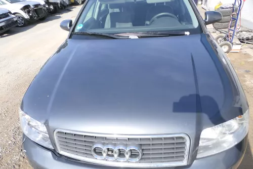 Audi A4 B6 8E Motorhaube Haube Klappe grau LX7Z +Grill (177698)