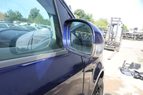 VW Touran 1T elektrischer Spiegel Außenspiegel beheizt rechts blau LB5N + Glas (177784)