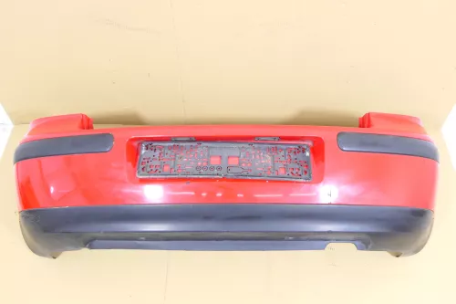VW Golf 4 Limousine Stoßstange hinten Heckstoßstange Stoßfänger rot LP3G (177850)