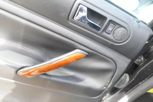 1x Passat 3B 3BG Türverkleidung Verkleidung Tür hinten links Leder schwarz Limo (177877)
