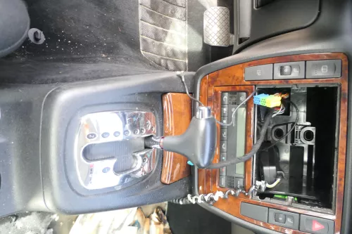 VW Passat 3B 3BG Mittelkonsole Verkleidung Aschenbecher Dekor Holz Optik (177881)