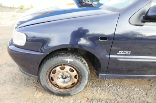 VW Polo 6N 6N1 Kotflügel vorne links blau LC5H (178002)