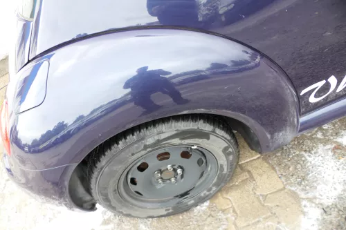 VW New Beetle 9C Kotflügel hinten rechts blau LG5T 1C0821302H (178016)