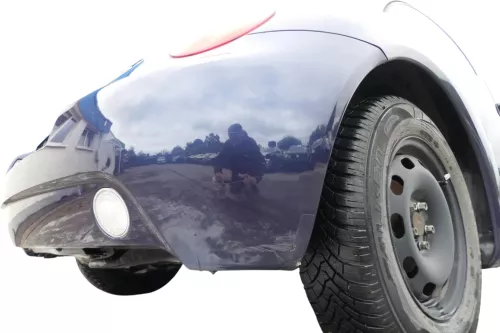 VW New Beetle 9C Stoßstange hinten Stoßfänger blau LG5T Heckstoßfänger (178018)