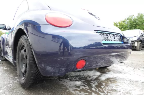 VW New Beetle 9C Stoßstange hinten Stoßfänger blau LG5T Heckstoßfänger (178018)